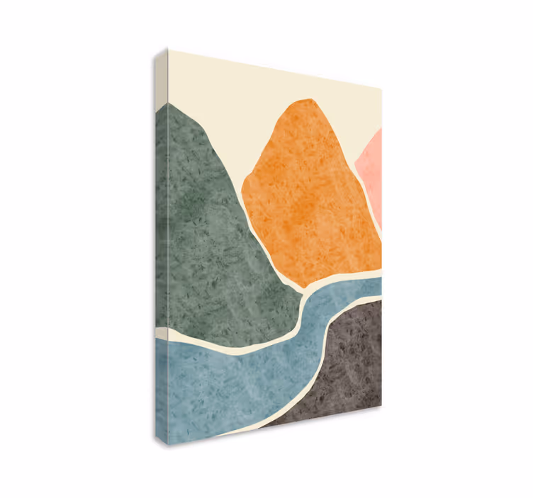 pintura moderna abstract canvas print - TenStickers