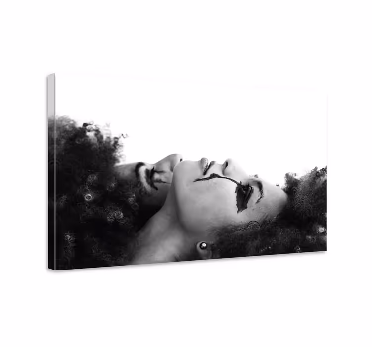 People canvas reflective dual faces - TenStickers