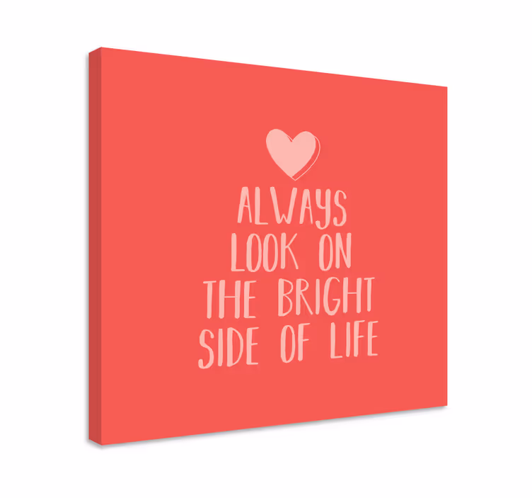 Quote canvas for a bright future - TenStickers