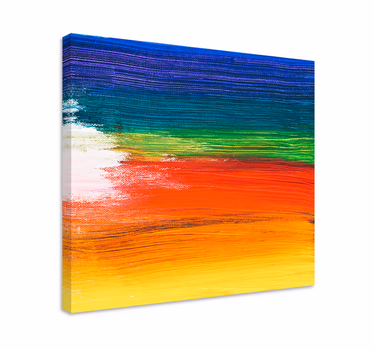 Abstract wall art 1 colorful abstract stripes - TenStickers