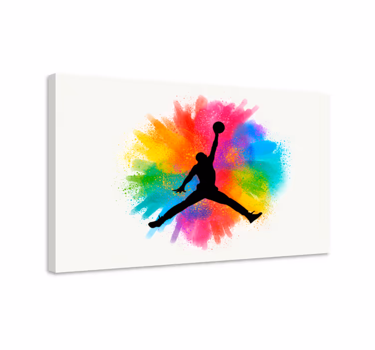 Michael Jordan cool basketball teen canvas - TenStickers