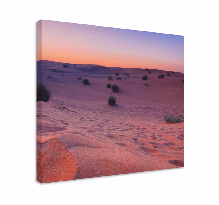 Desert dunes serenity landscape canvas - TenStickers