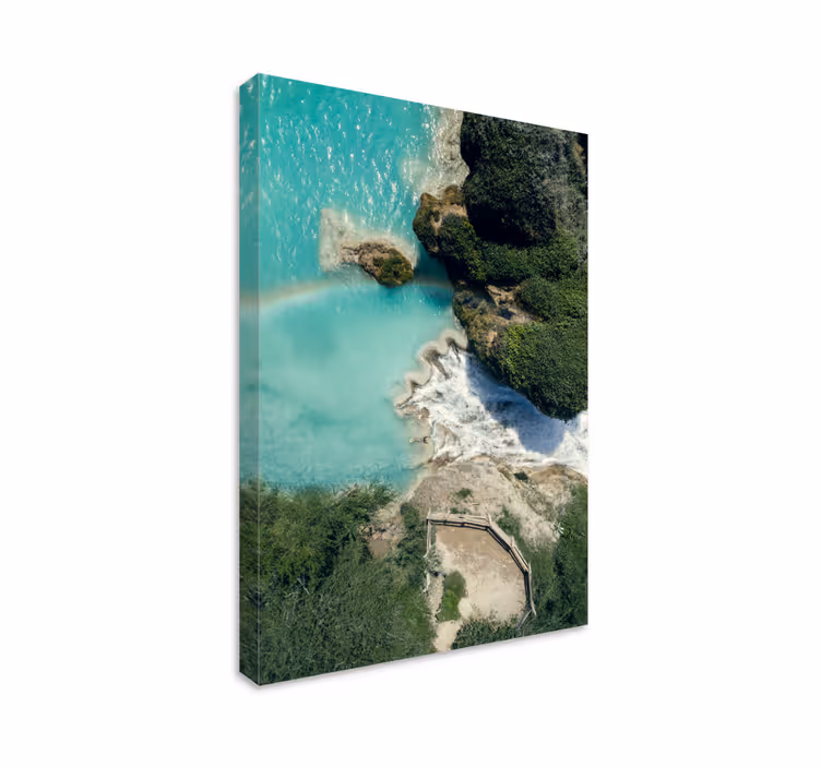 Landscape canvas coastal serenity - TenStickers
