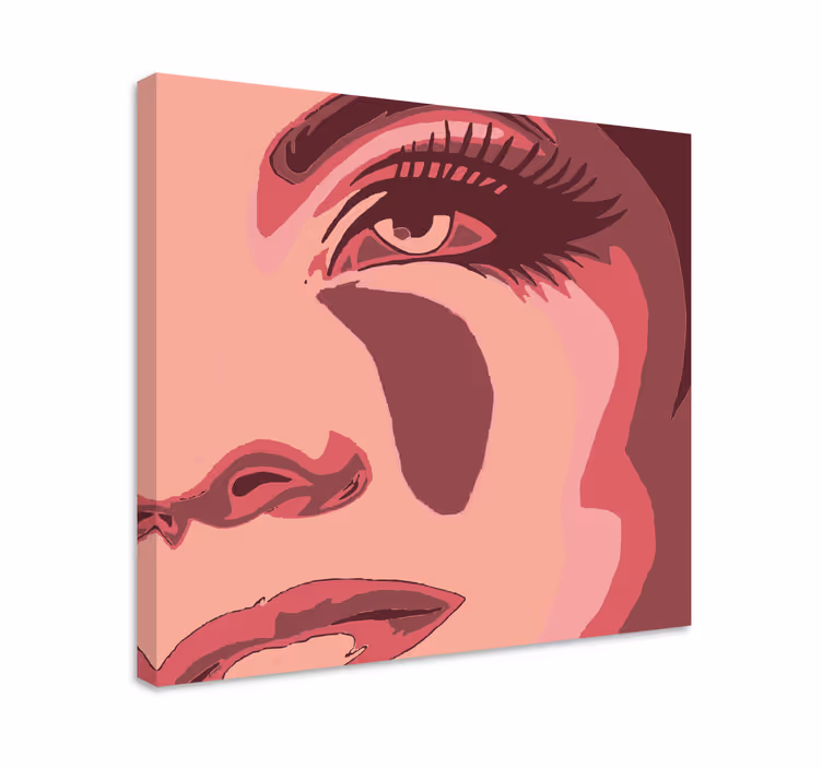 People canvas captivating face portrait - TenStickers