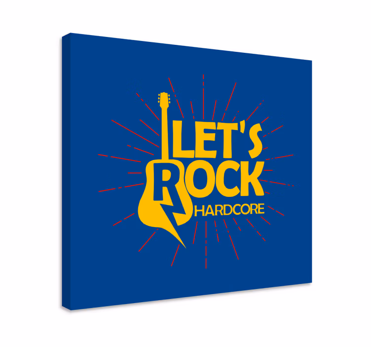 Music canvas art guitar inspired artwork - TenStickers