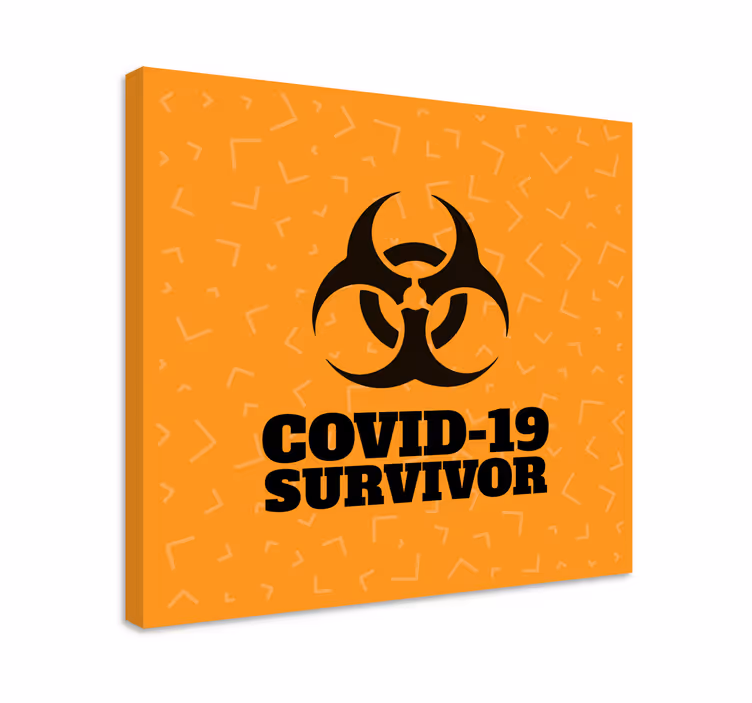 Quote canvas survivor statement - TenStickers