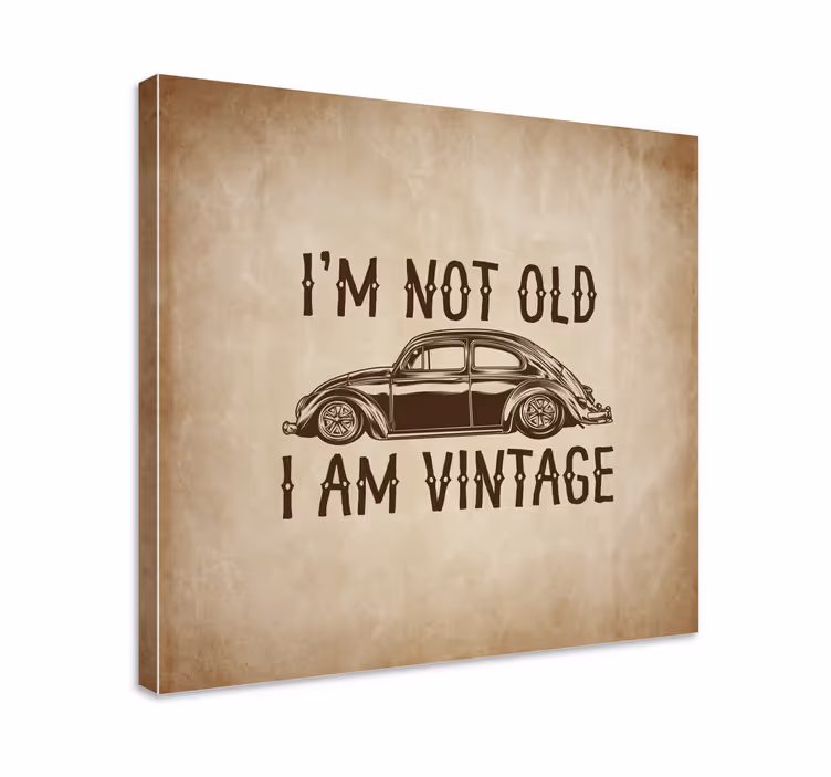 Retro canvas life is a journey, enjoy the ride - TenStickers