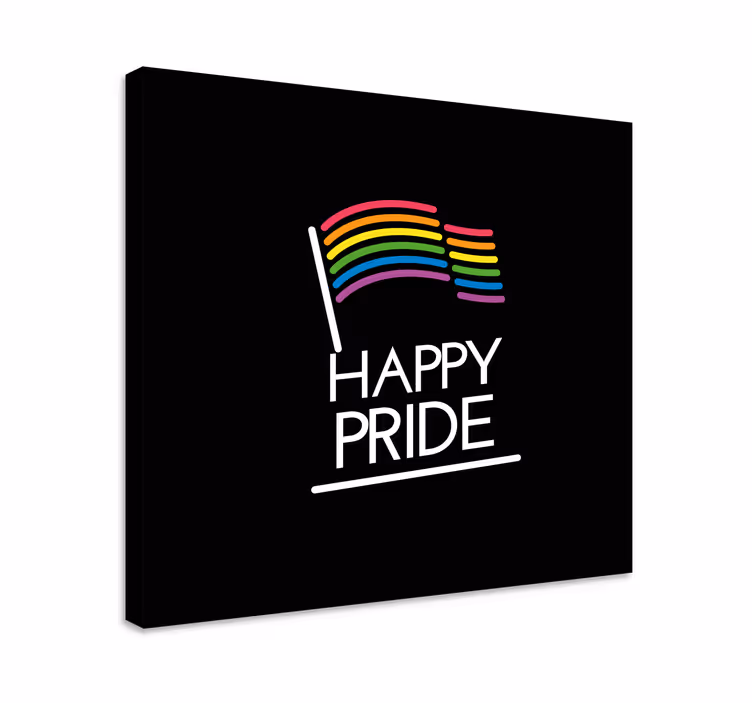 Quote canvas love is love - TenStickers