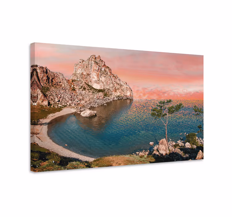 Landscape canvas seaside rock formation - TenStickers