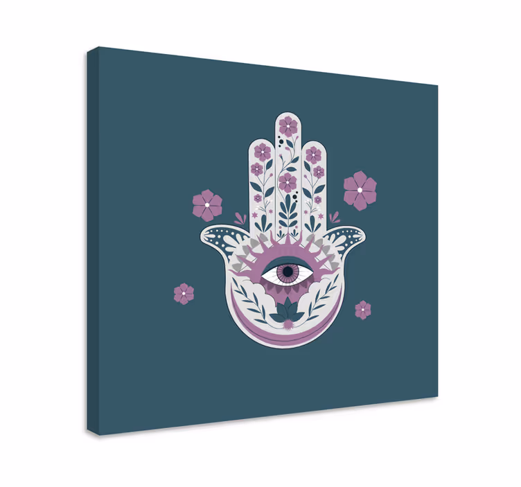 Buddha wall art hand with eye - TenStickers