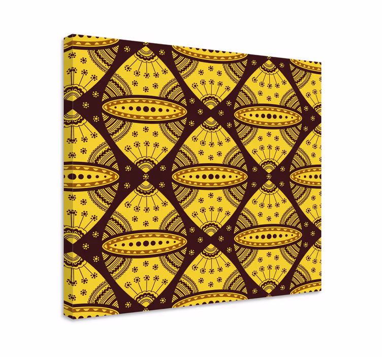 Abstract wall art 1 geometric arrangement - TenStickers