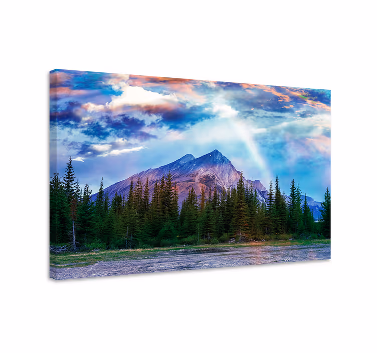 Landscape canvas grand mountain scene - TenStickers