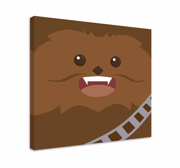 chewie canvas character - TenStickers