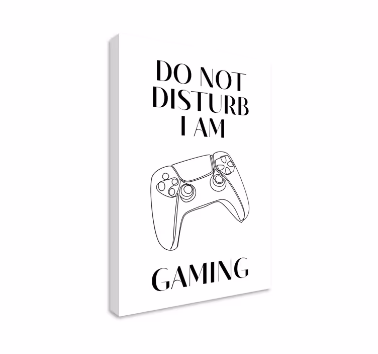 Do not disturb i am gaming gamer wall prints - TenStickers