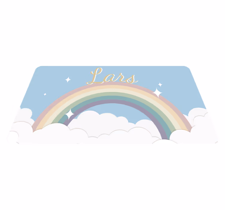 Customised rainbow custom vinyl carpet - TenStickers