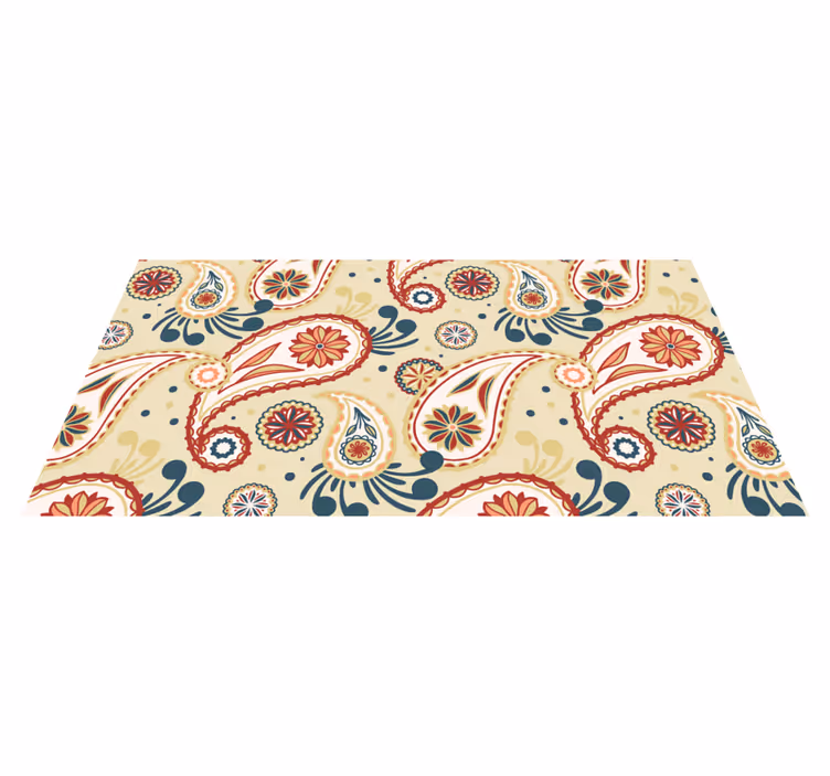 Colourful water drops bathroom vinyl carpet - TenStickers