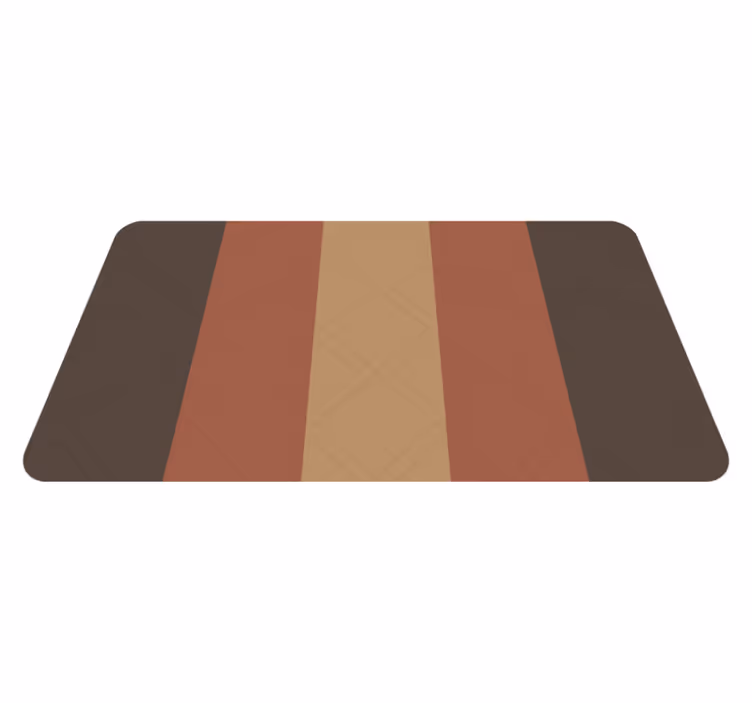 Colourful stripes bathroom vinyl carpet - TenStickers