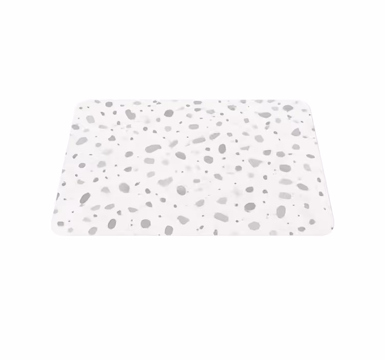 Grey terrazzo effect marble vinyl carpet - TenStickers