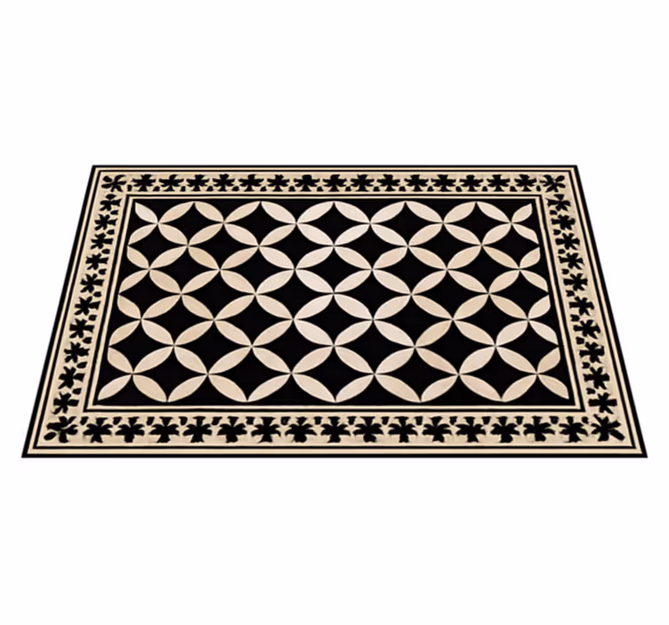 Traditional Spanish design living room vinyl carpet - TenStickers