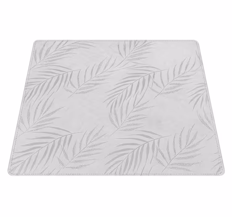 Subtle palm fronds outdoor vinyl carpet - TenStickers