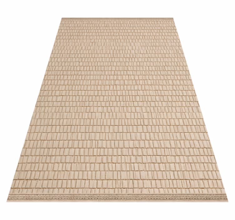 Woven rattan texture outdoor vinyl carpet - TenStickers