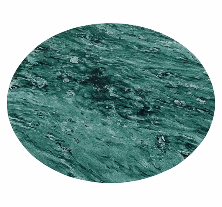 Elegant marble effect green vinyl carpet - TenStickers
