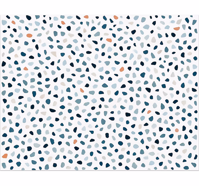 Small colorfull stones kitchen vinyl carpet - TenStickers