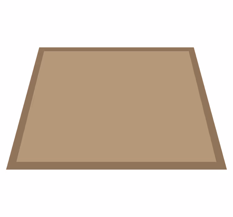 Plain Jute Look dining room vinyl carpet - TenStickers