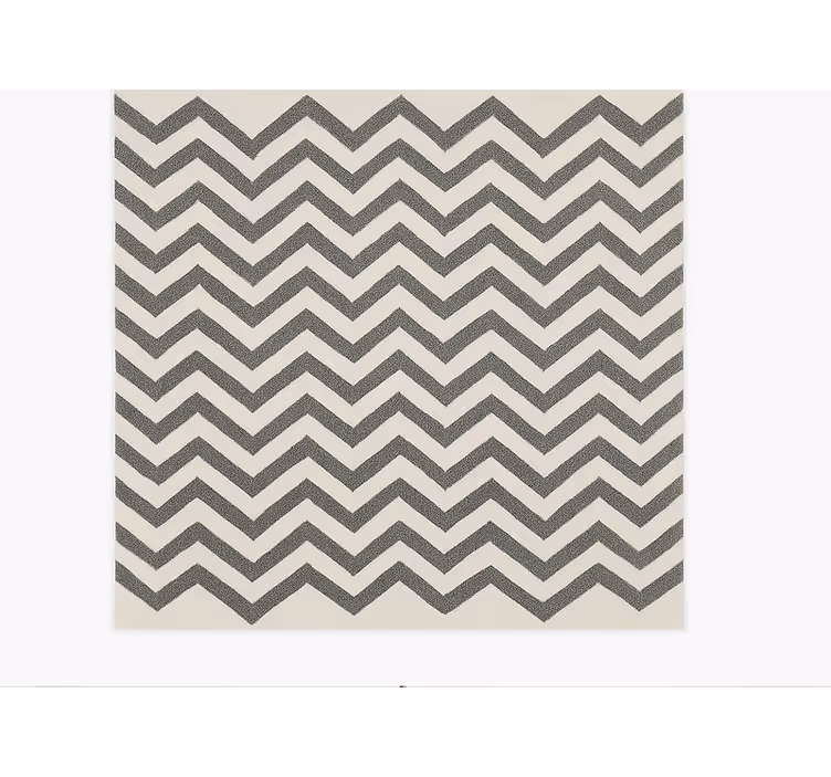 Chevron zigzag pattern dining room vinyl carpet - TenStickers
