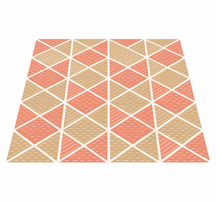 Graphic Scandinavian Style dining room vinyl carpet - TenStickers