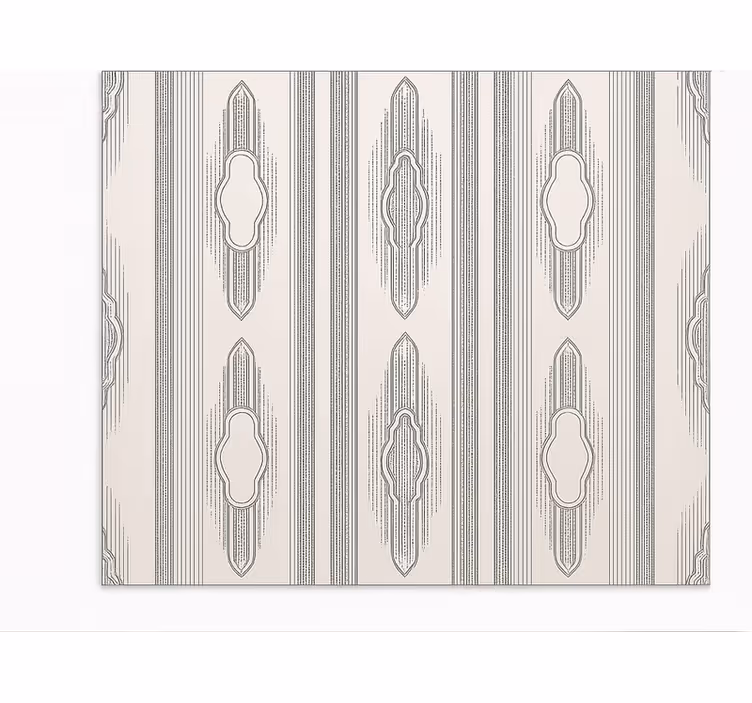 Intricate Ethnic Geometry dining room vinyl carpet - TenStickers