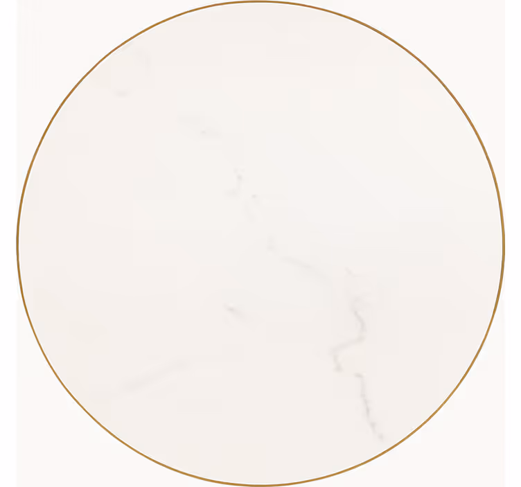 White Marble Vein dining room vinyl carpet - TenStickers