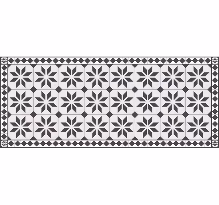 Vintage Style Carpet mosaic vinyl carpet - TenStickers