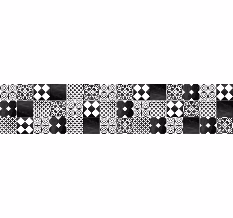 Cementine Ardesia tile vinyl carpet - TenStickers