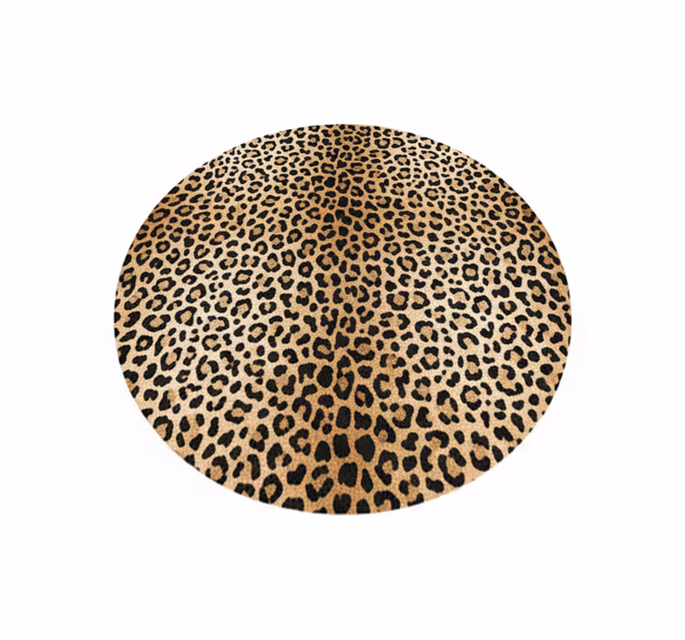 Living room vinyl carpet panther print - TenStickers