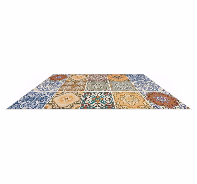 Kitchen vinyl carpet eclectic mediterranean mosaic - TenStickers