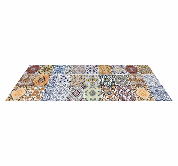 Kitchen vinyl carpet eclectic mediterranean design - TenStickers