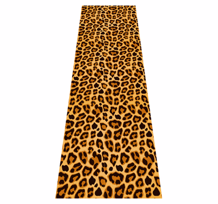 Leopard simple print animal vinyl carpet - TenStickers