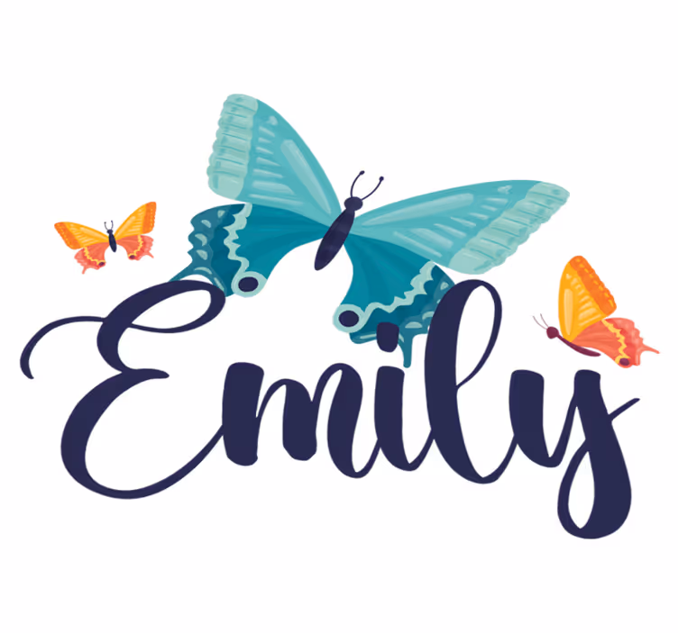 Animal vinyl carpet bicolor butterflies personalized - TenStickers