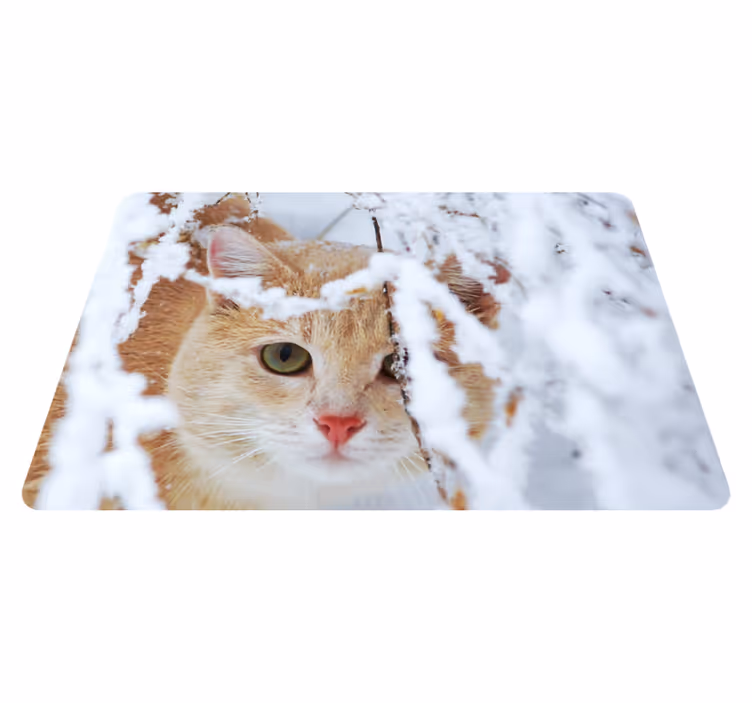 Animal vinyl carpet cat with stalactite - TenStickers