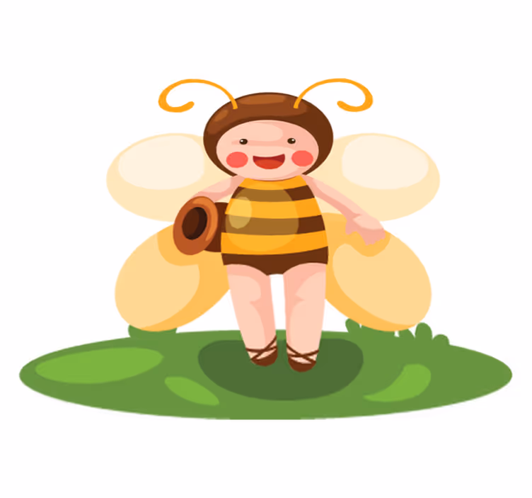 Bee custom animal vinyl carpet - TenStickers