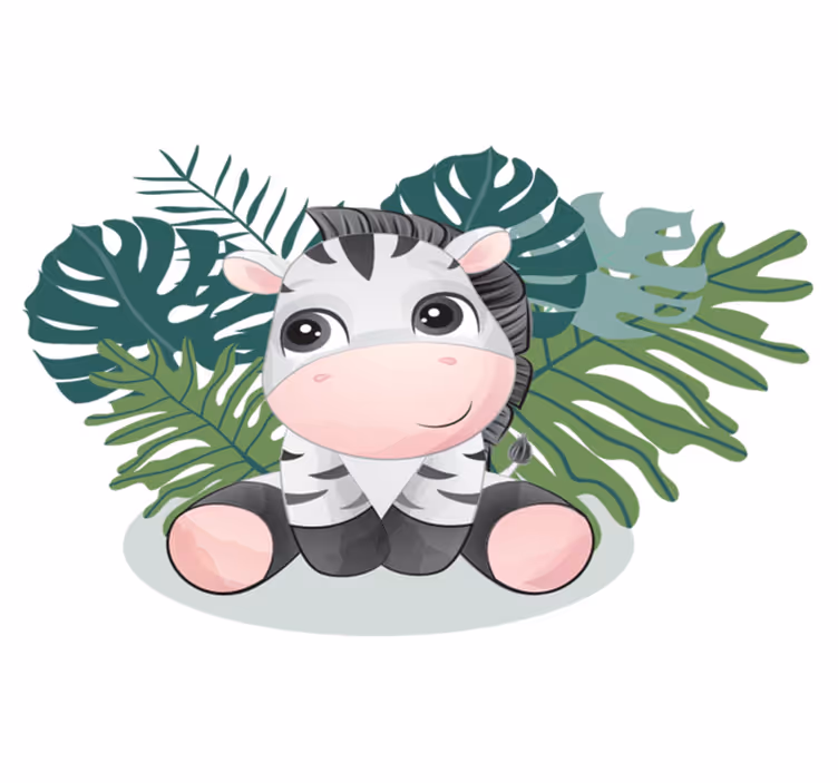 Animal vinyl carpet wild africa zebra - TenStickers