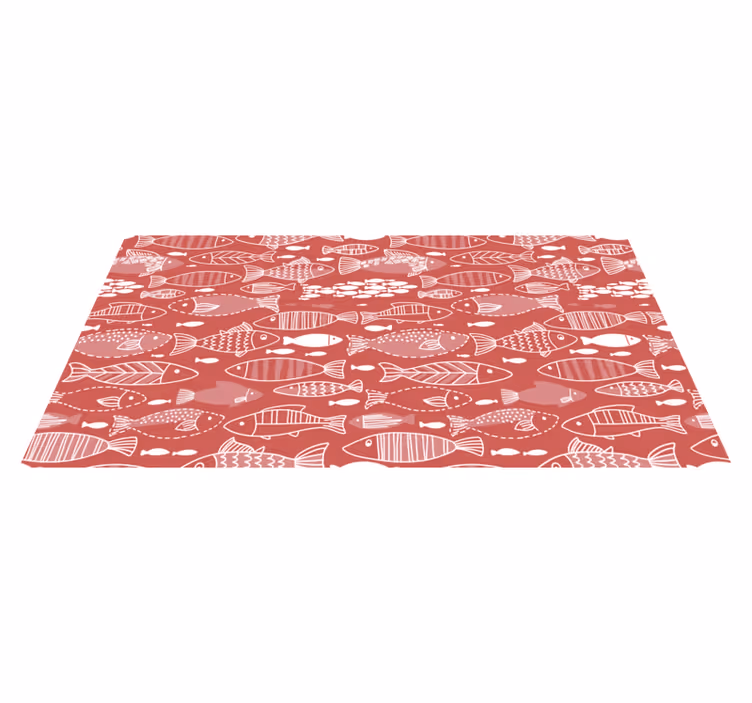 Animal vinyl carpet with many fish under the sea - TenStickers