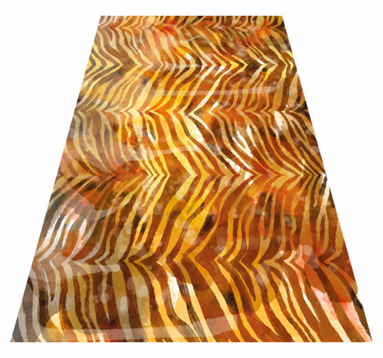 Zebra watercolor texture animal vinyl carpet - TenStickers