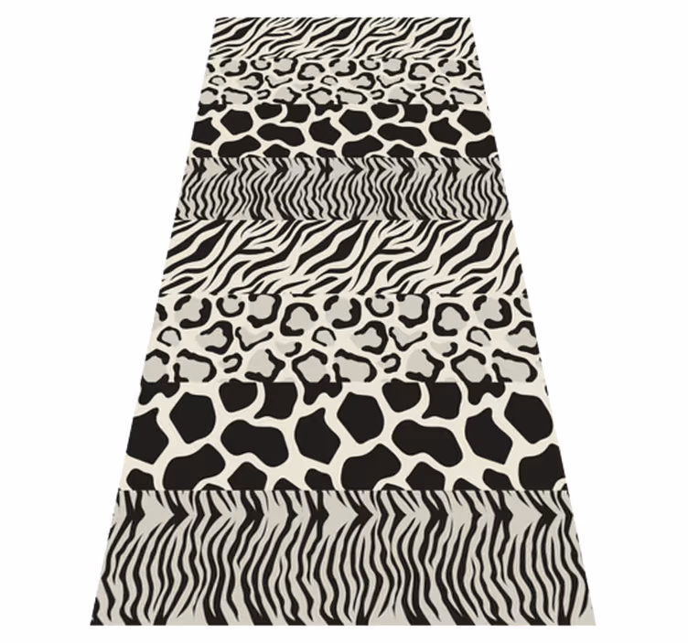Animal vinyl carpet with four unique designs - TenStickers