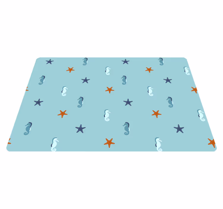 Animal vinyl carpet in nautical design - TenStickers