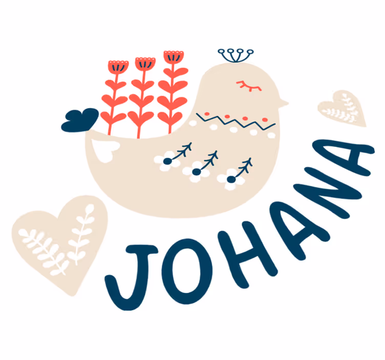 Animal vinyl carpet nordic snow bird custom - TenStickers