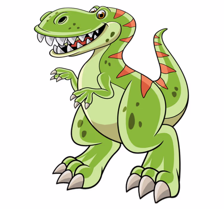 Animal vinyl carpet cartoon t-rex design - TenStickers