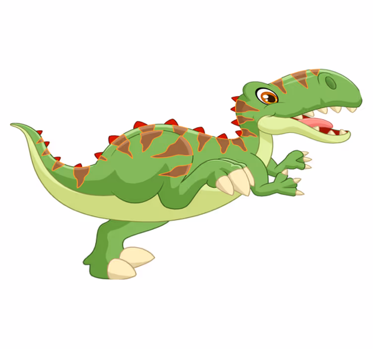 Animal vinyl carpet friendly dinosaur design - TenStickers