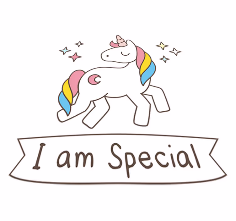 Unicorn dream animal vinyl carpet - TenStickers